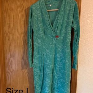 Green knit Blutsgeschwister dress size L